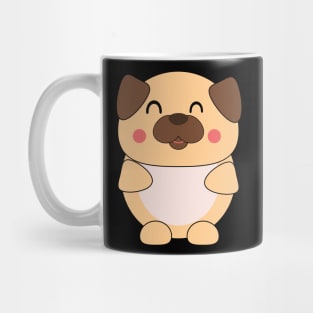 Kawaii Cute Baby Pug Mug